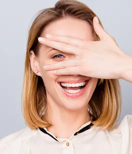 Smiling patient